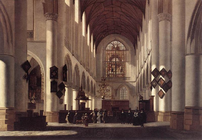 BERCKHEYDE, Job Adriaensz Interior of the St Bavo in Haarlem Norge oil painting art